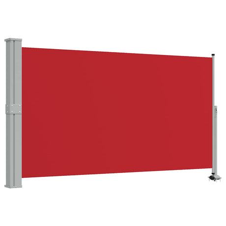 Vidaxl tuinscherm uittrekbaar 140x300 cm rood