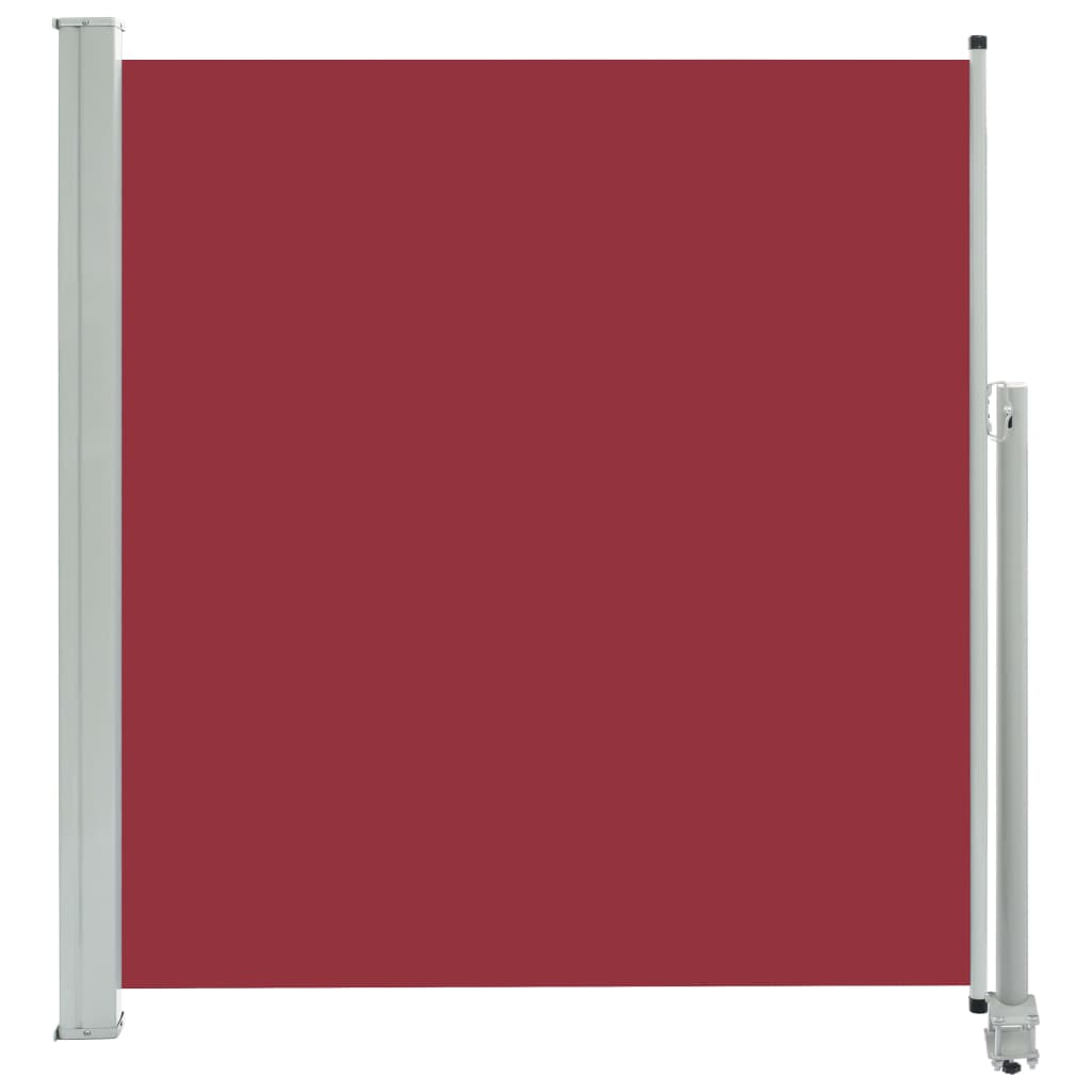 Vidaxl tuinscherm uittrekbaar 140x300 cm rood