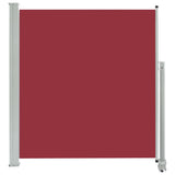 Vidaxl tuinscherm uittrekbaar 140x300 cm rood