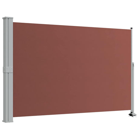 Vidaxl tuinscherm uittrekbaar 160x300 cm bruin