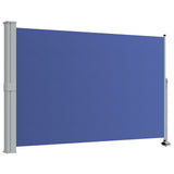 Vidaxl tuinscherm uittrekbaar 160x300 cm blauw
