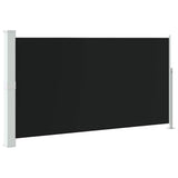 Vidaxl tuinscherm uittrekbaar 170x300 cm zwart