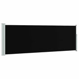 Vidaxl tuinscherm uittrekbaar 100x300 cm zwart