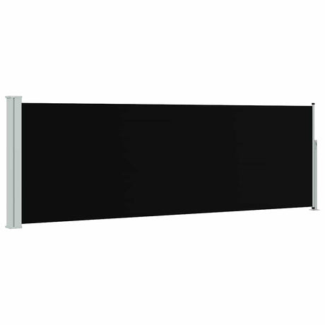 Vidaxl tuinscherm uittrekbaar 100x300 cm zwart