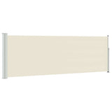 Vidaxl tuinscherm uittrekbaar 100x300 cm crème