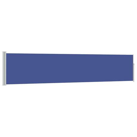 Vidaxl tuinscherm uittrekbaar 100x500 cm blauw