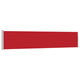 Vidaxl tuinscherm uittrekbaar 100x500 cm rood