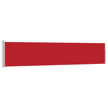 Vidaxl tuinscherm uittrekbaar 100x500 cm rood