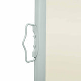 Vidaxl tuinscherm uittrekbaar 140x500 cm crème