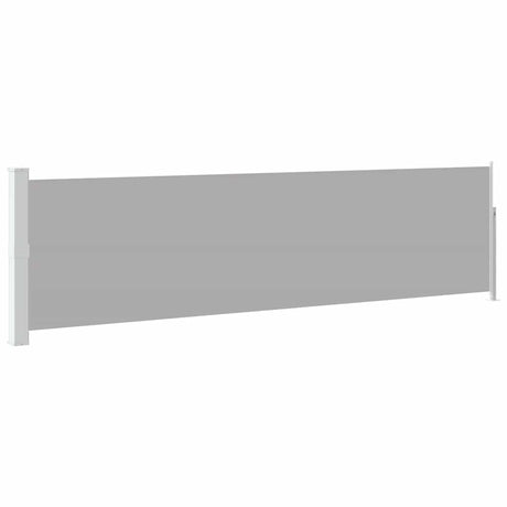Vidaxl tuinscherm uittrekbaar 140x500 cm grijs