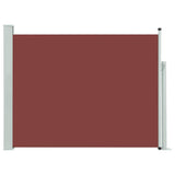 Vidaxl tuinscherm uittrekbaar 140x500 cm bruin