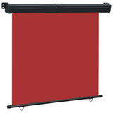 Vidaxl balkonscherm 165x250 cm rood