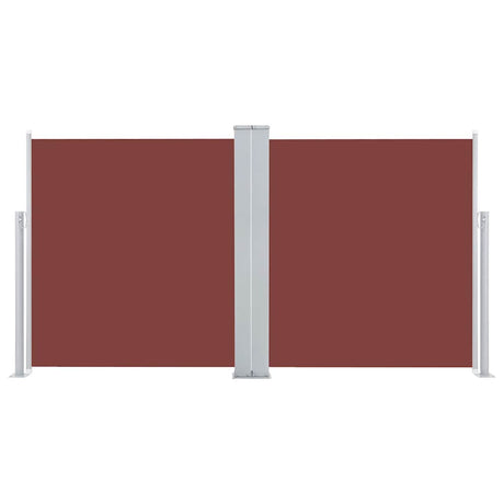 Vidaxl windscherm uittrekbaar 120x600 cm bruin