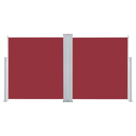 Vidaxl windscherm uittrekbaar 120x600 cm rood