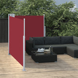 Vidaxl windscherm uittrekbaar 120x600 cm rood