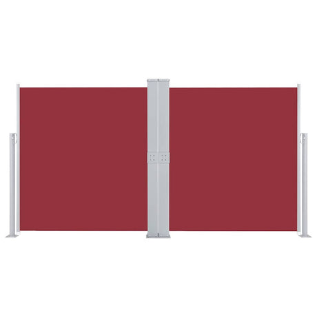 Vidaxl windscherm uittrekbaar 140x600 cm rood
