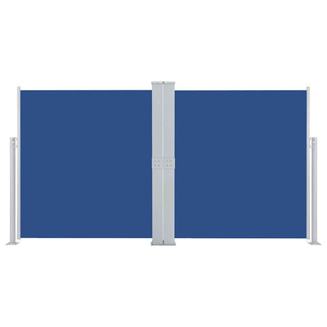 Vidaxl windscherm uittrekbaar 160x600 cm blauw