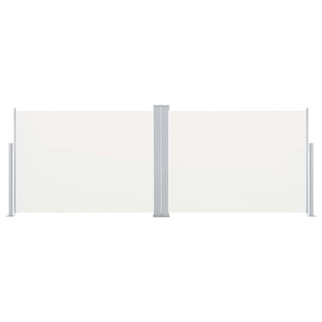 Vidaxl windscherm uittrekbaar 120x1000 cm crème