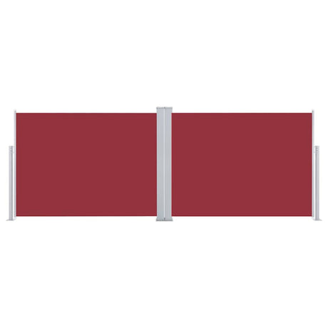 Vidaxl windscherm uittrekbaar 120x1000 cm rood