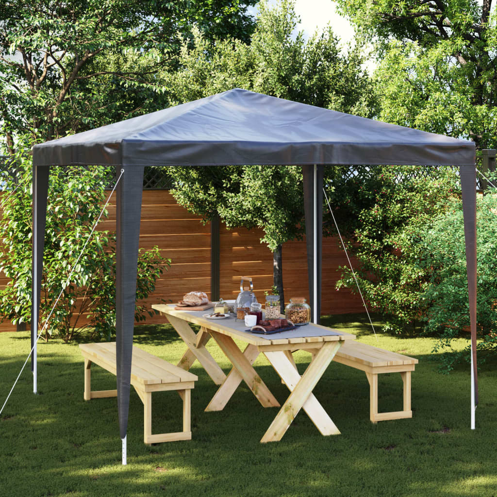 Vidaxl partytent professioneel 90 g m² 2,5x2,5 m antraciet