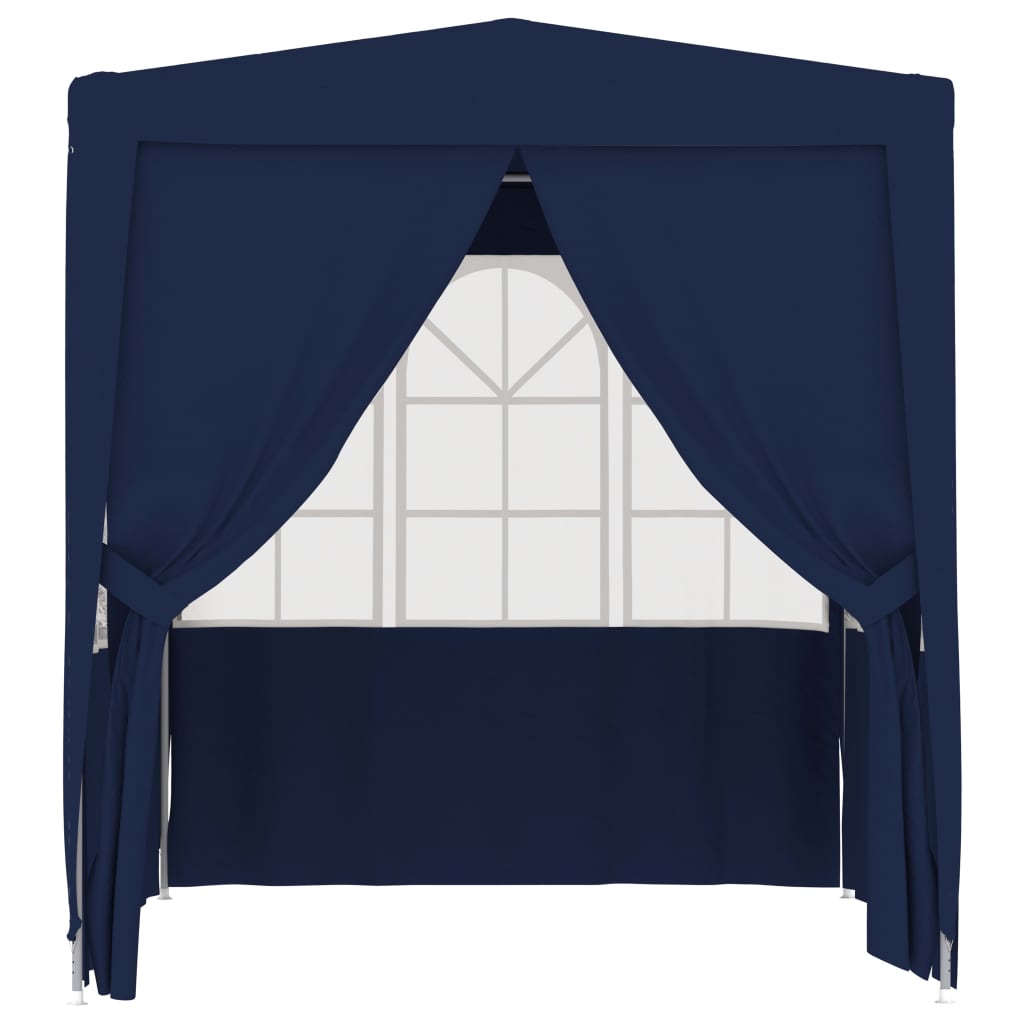 Vidaxl partytent met zijwanden professioneel 90 g m² 2x2 m blauw