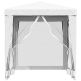 Vidaxl partytent met 4 mesh zijwanden 2x2 m wit