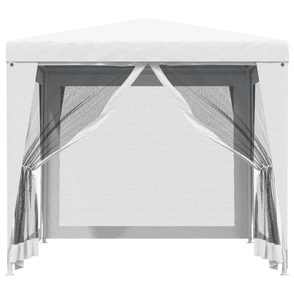 Vidaxl partytent met 4 mesh zijwanden 2,5x2,5 m wit