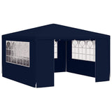 Vidaxl partytent met zijwanden professioneel 90 g m² 4x4 m blauw