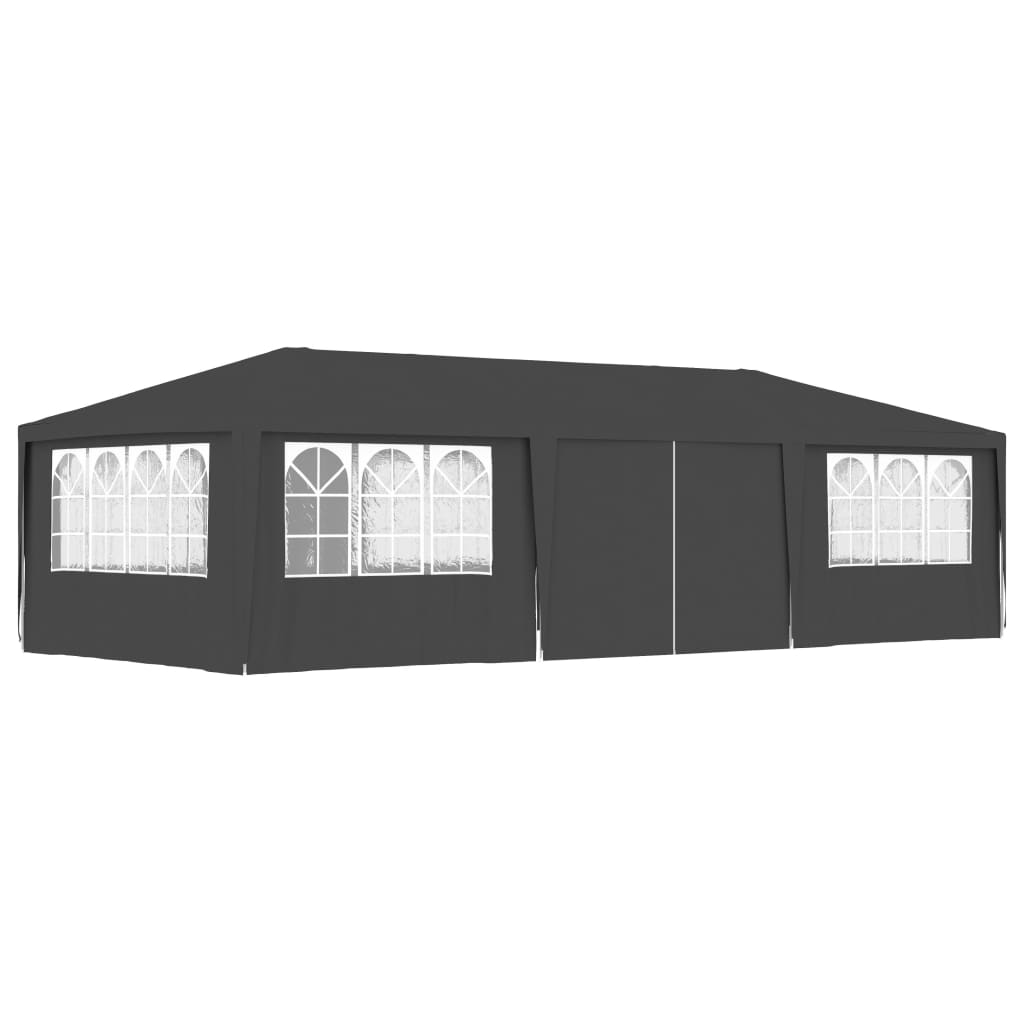 Vidaxl partytent met zijwanden professioneel 90 g m² 4x9 m antraciet