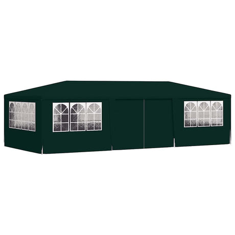 Vidaxl partytent met zijwanden professioneel 90 g m² 4x9 m groen