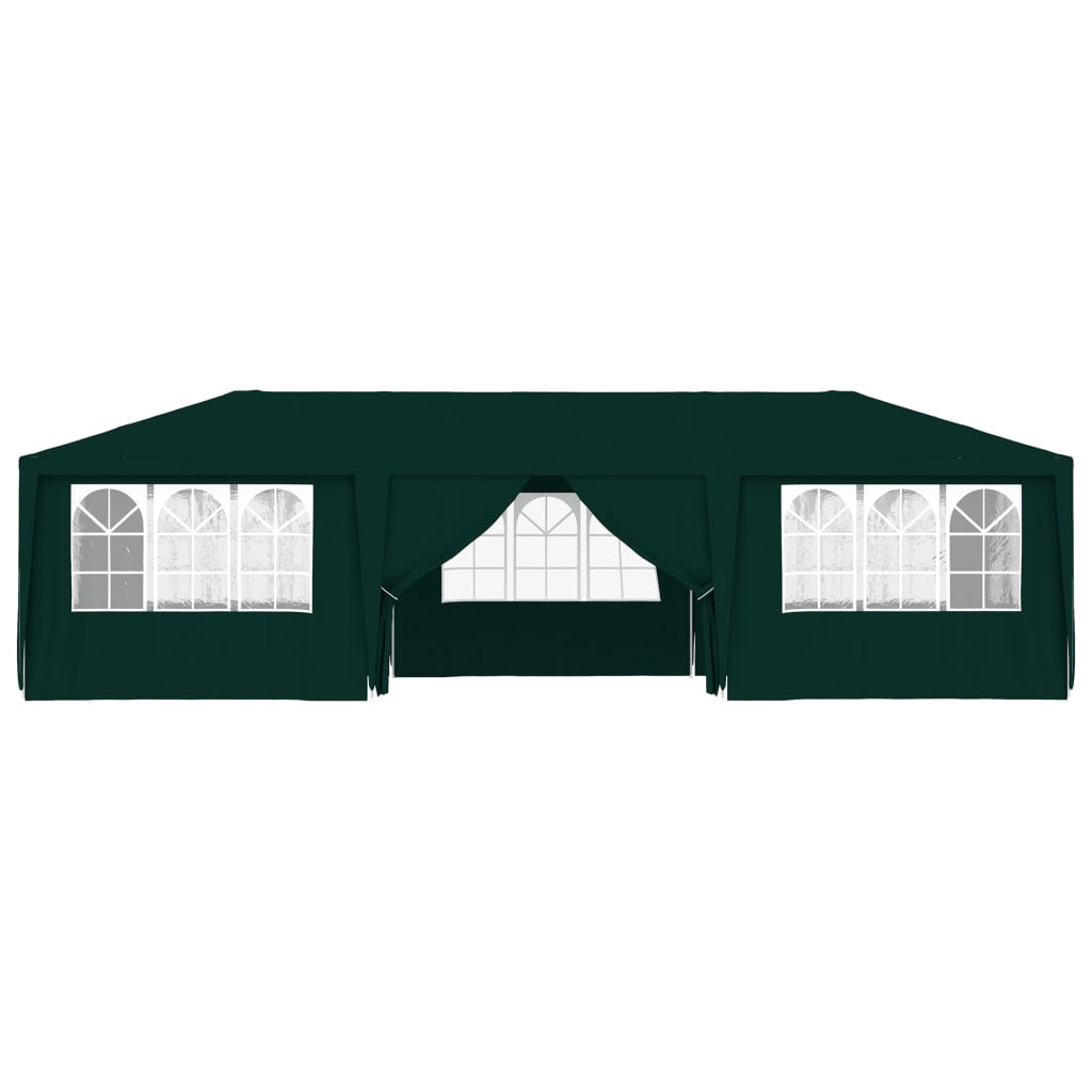 Vidaxl partytent met zijwanden professioneel 90 g m² 4x9 m groen