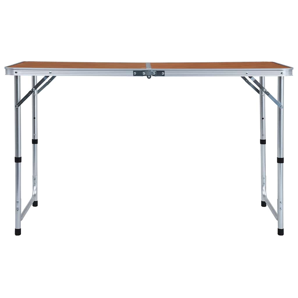 Vidaxl campingtafel inklapbaar 120x60 cm aluminium