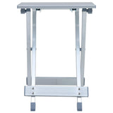 Vidaxl campingkruk 28x26x39 cm aluminium