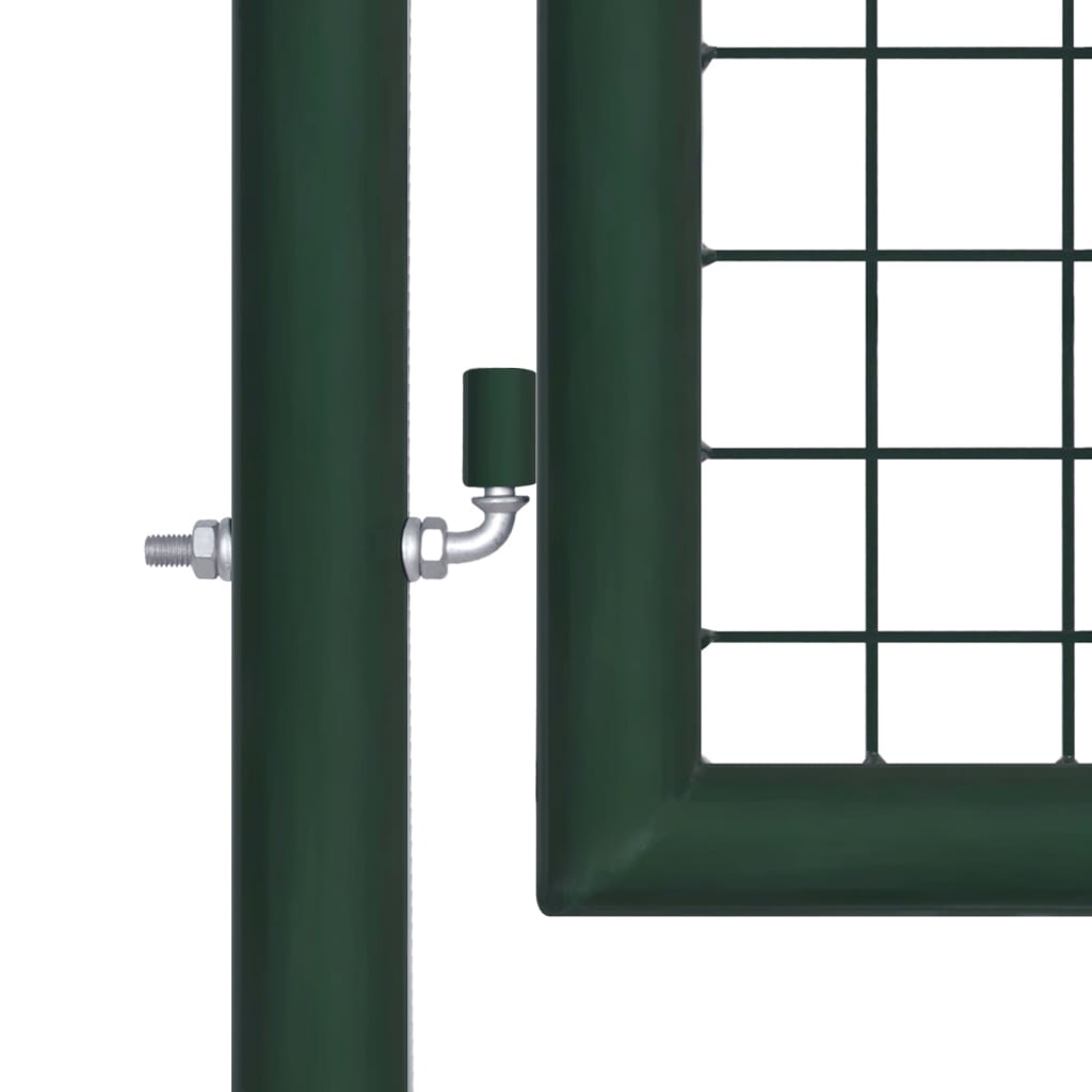 VidaXL Poort 100x175 cm staal groen