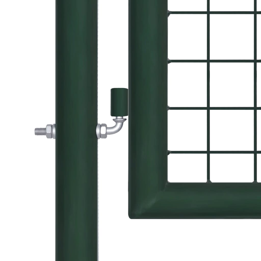 VidaXL Poort 100x200 cm staal groen