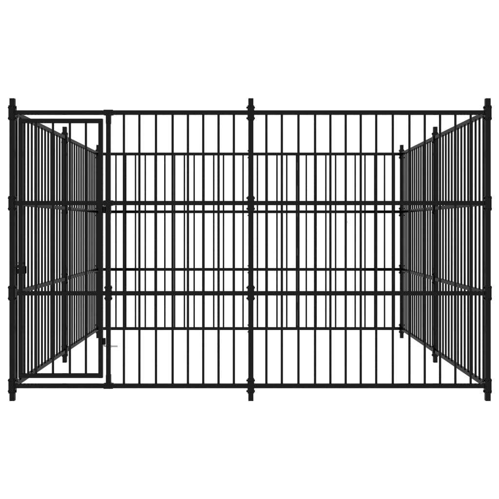 VidaXL Hondenkennel voor buiten 300x300x185 cm