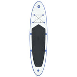 Vidaxl stand up paddleboardset opblaasbaar blauw en wit