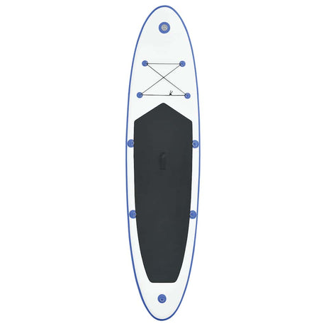 Vidaxl stand up paddleboardset opblaasbaar blauw en wit