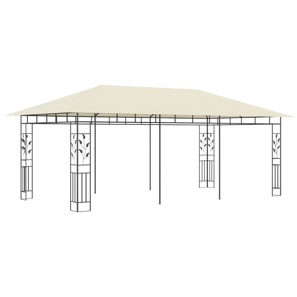 VidaXL Prieel met klamboe 6x3x2,73 m crème