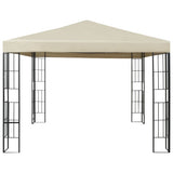 Vidaxl prieel 3x3 m crème