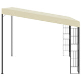 Vidaxl wandprieel 3x3 m stof crèmekleurig