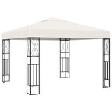 Vidaxl prieel 3x3 m stof crème