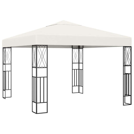 Vidaxl prieel 3x3 m stof crème