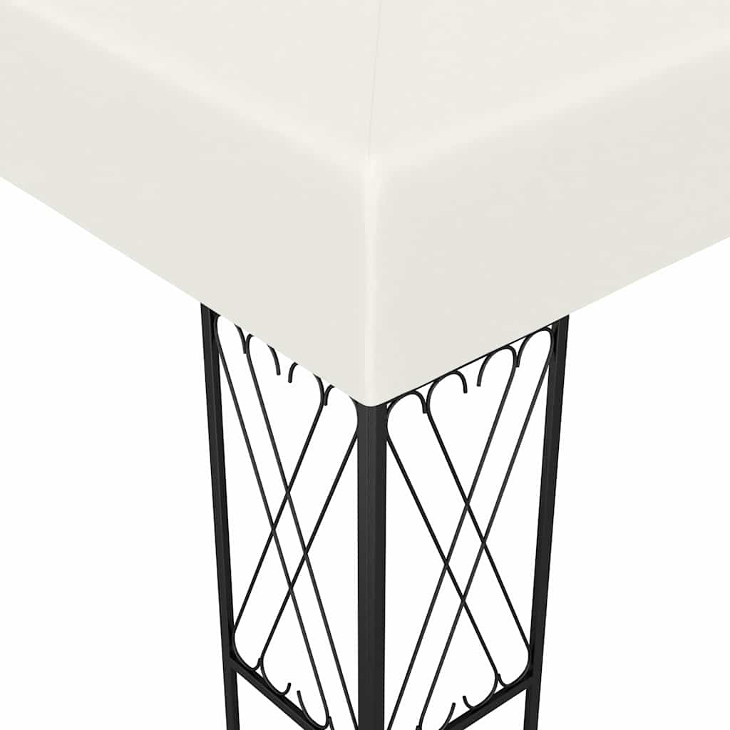 Vidaxl prieel 3x3 m stof crème