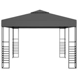 Vidaxl tuinpaviljoen 3x3 m antraciet