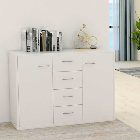 Vidaxl dressoir 88x30x65 cm bewerkt hout wit