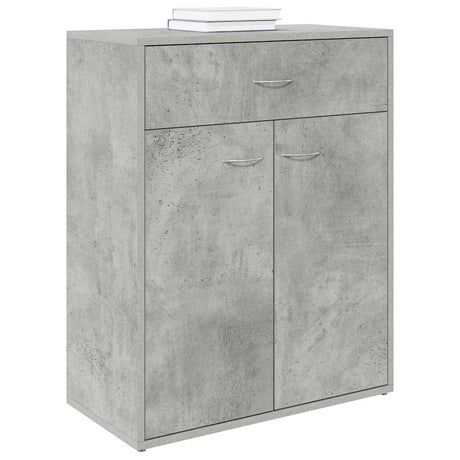 Vidaxl dressoir 60x30x75 cm bewerkt hout betongrijs