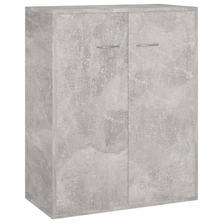 Vidaxl dressoir 60x30x75 cm bewerkt hout betongrijs