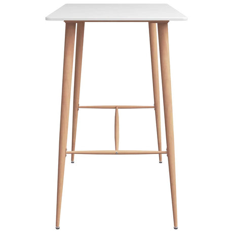Vidaxl bartafel 120x60x105 cm wit