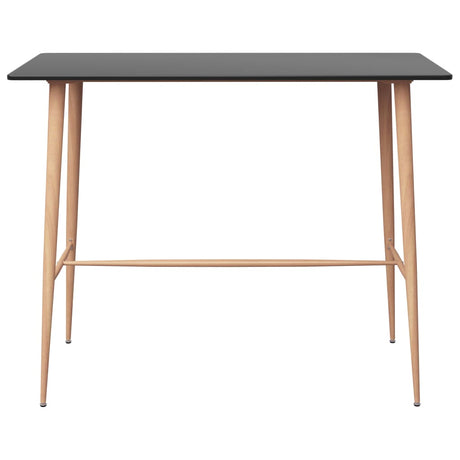 Vidaxl bartafel 120x60x105 cm zwart
